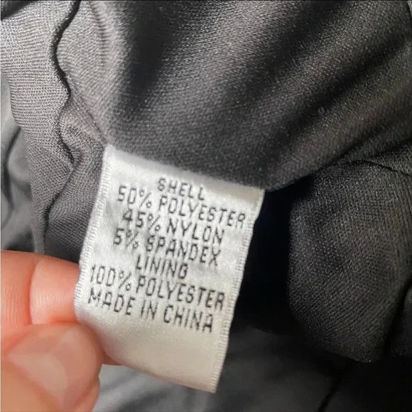 Vintage Niteline Black Open Front Bolero Jacket Cropped Formal Layering Large - Picture 13 of 13